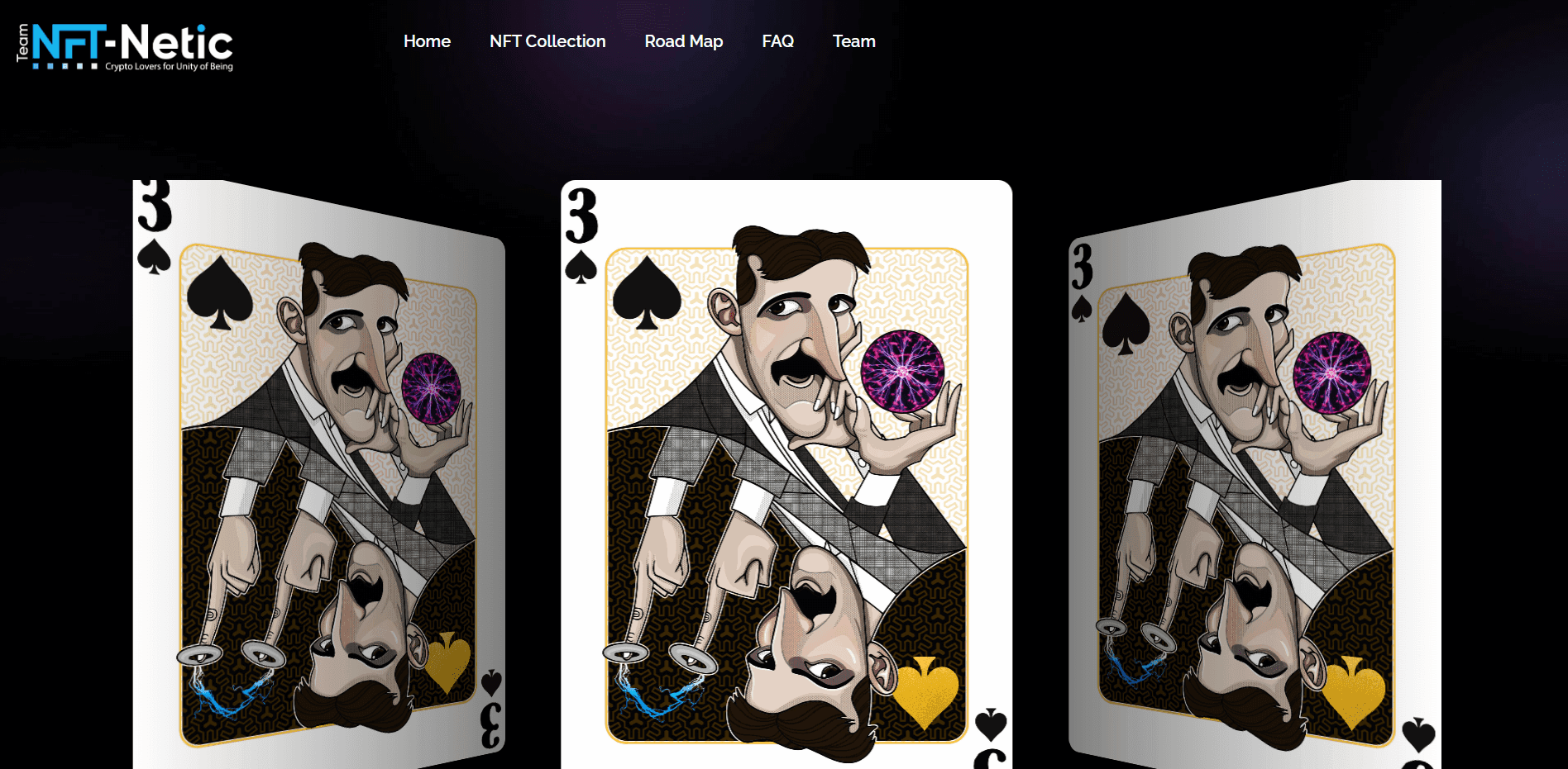 Team NFT-Netic website screenshot